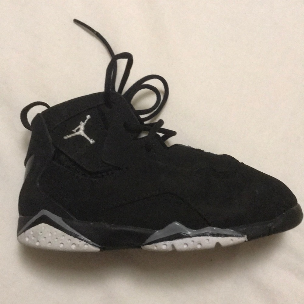 Black Air Jordans - Toddler 9c